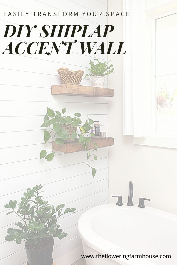 diy shiplap wall